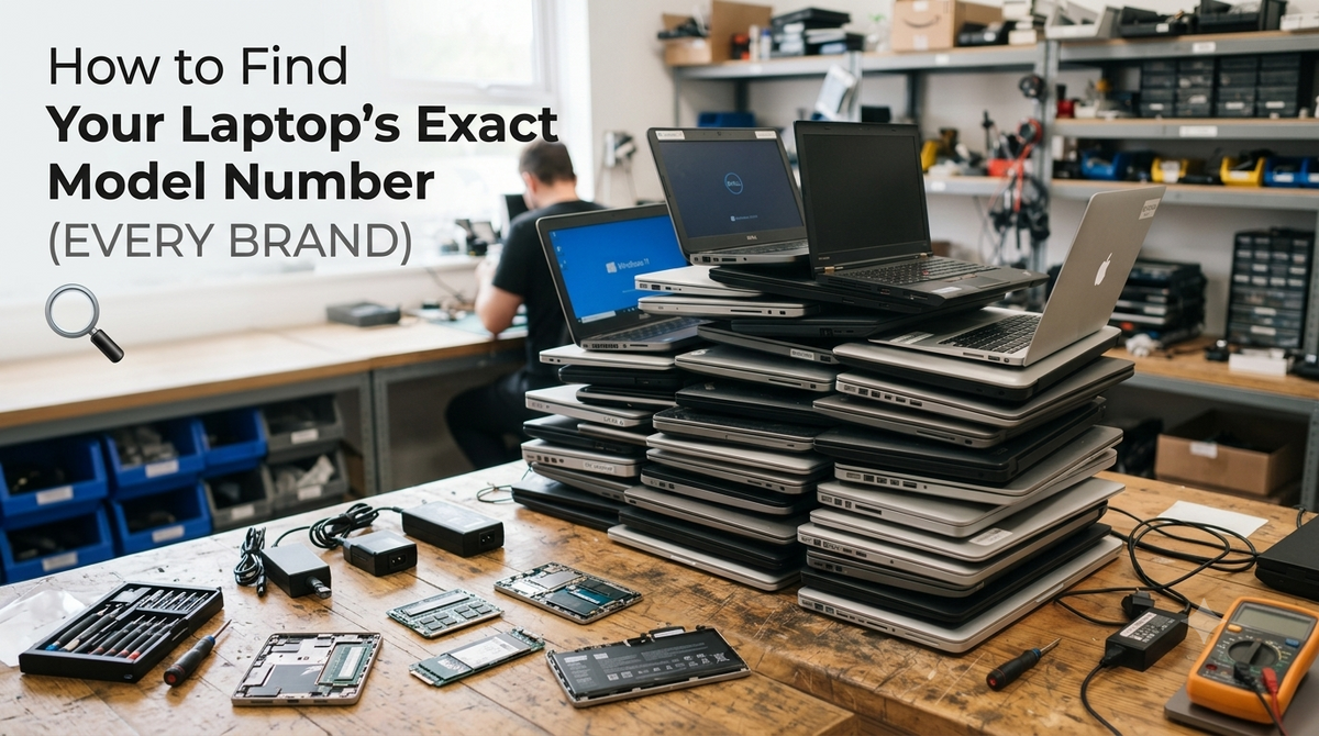 How to Find Your Laptop's Exact Model Number (Every Brand)