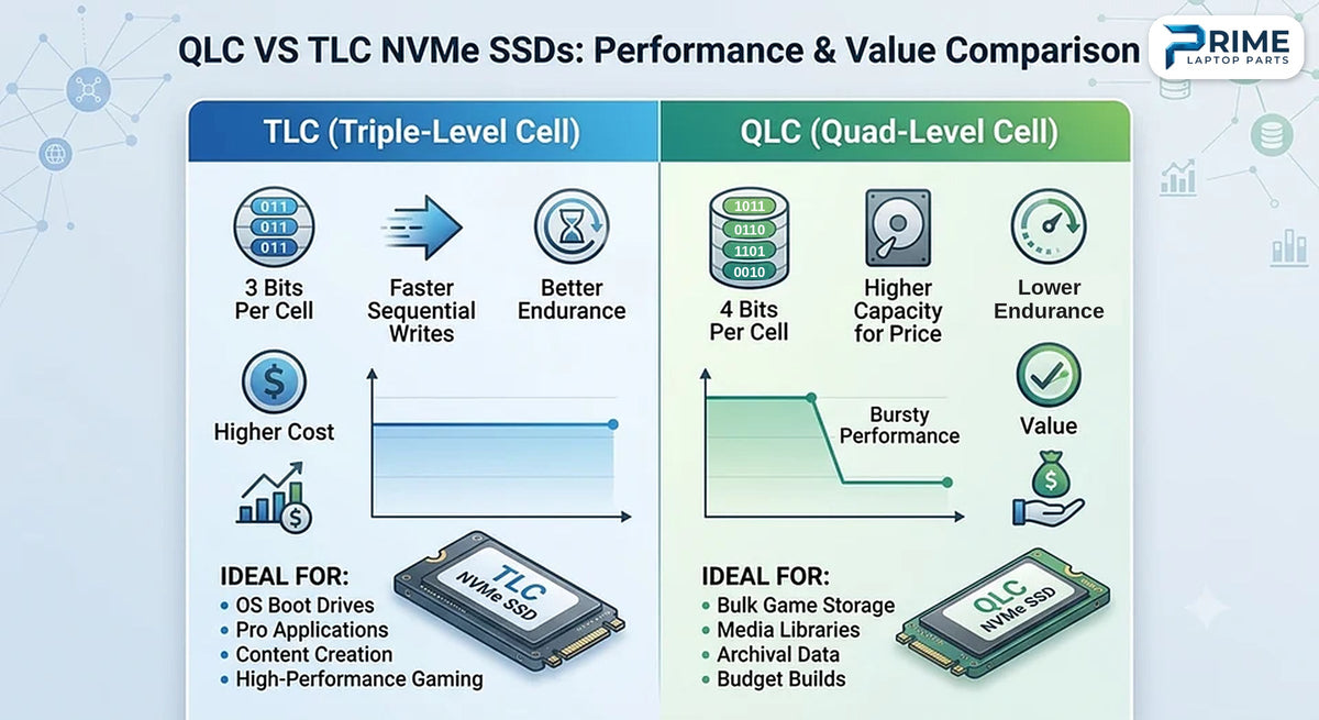 QLC vs TLC NVMe: What the Difference Actually Means for You