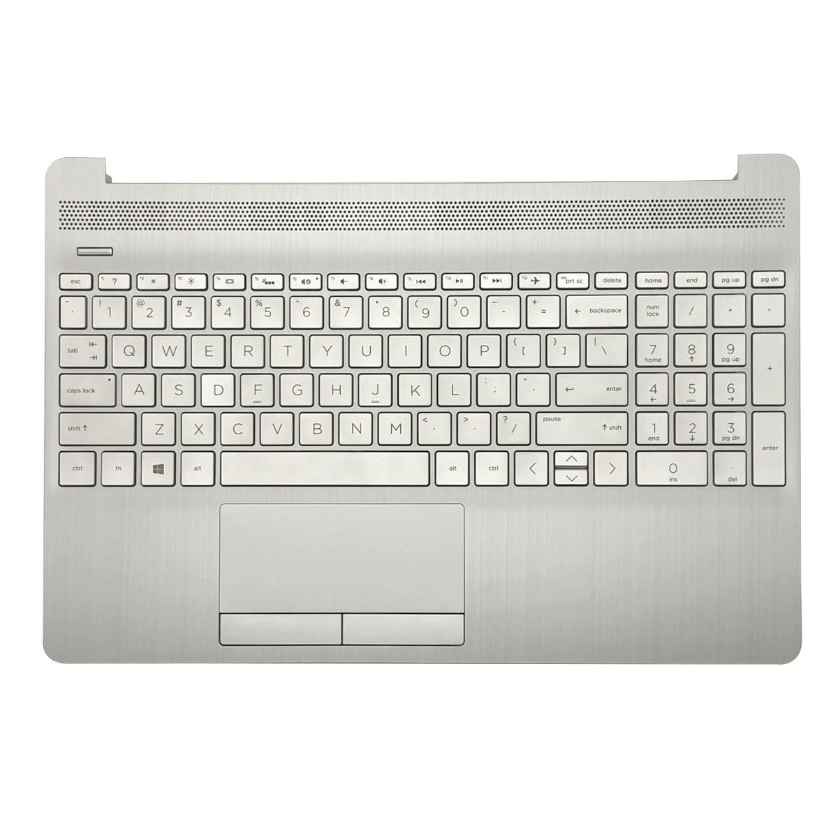 HP 15-DW Silver Kb Palmrest Assembly