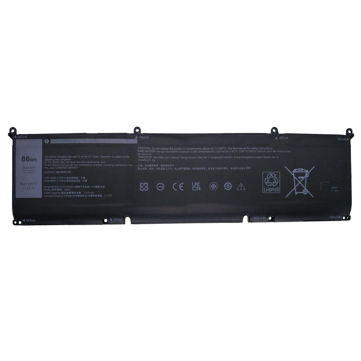 Dell XPS / 15 / 9500 / Precision Laptop Battery (69KF2)