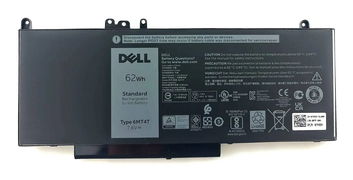 Dell Latitude 14 / 5470 / E5470 / Dell Laptop Battery (6MT4T)