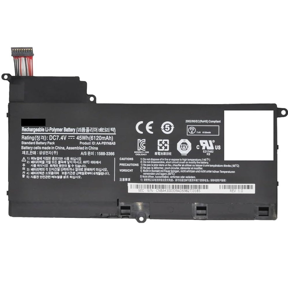 Samsung NP530U4B / NP530U4B-A01US / NP530U4B-A02UK Laptop Battery (AA-PBYN8AB)