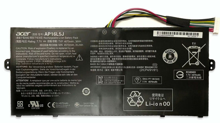 Acer SF514-52T / Spin 1 SP111-32N / Swift 5 SF514-53T Laptop Battery (AP16L5J)
