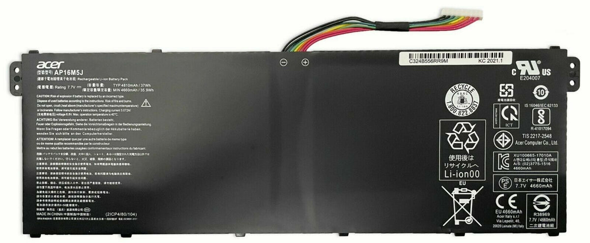 Acer A114-31-C4HH / A114-31-C0GD / A114-31-C1HU / A114-31-C76W Laptop Battery (AP16M5J)