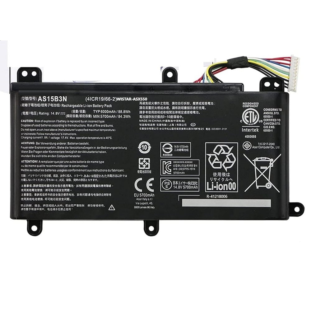 Acer Predator 15 G9-591 / 15 G9-591G / 15 G9-592 / 15 G9-592G Laptop Battery (AS15B3N)