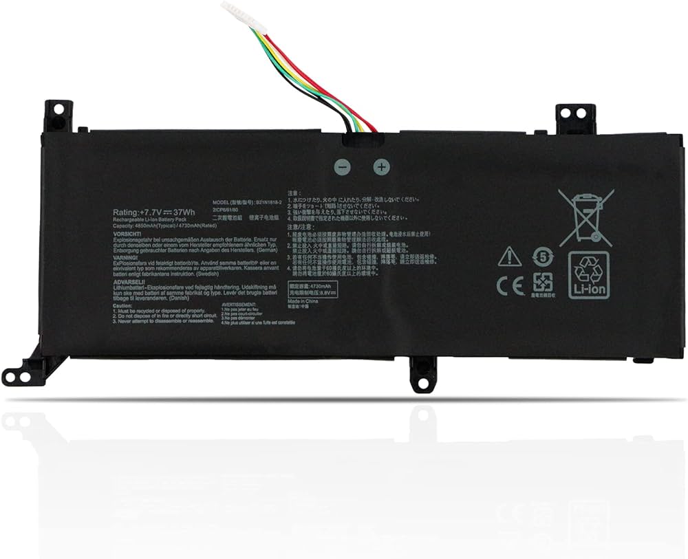 Asus Vivobook 15 M509 X509 Series. Asus Vivobook X509 Series Laptop Battery (B21N1818-3)