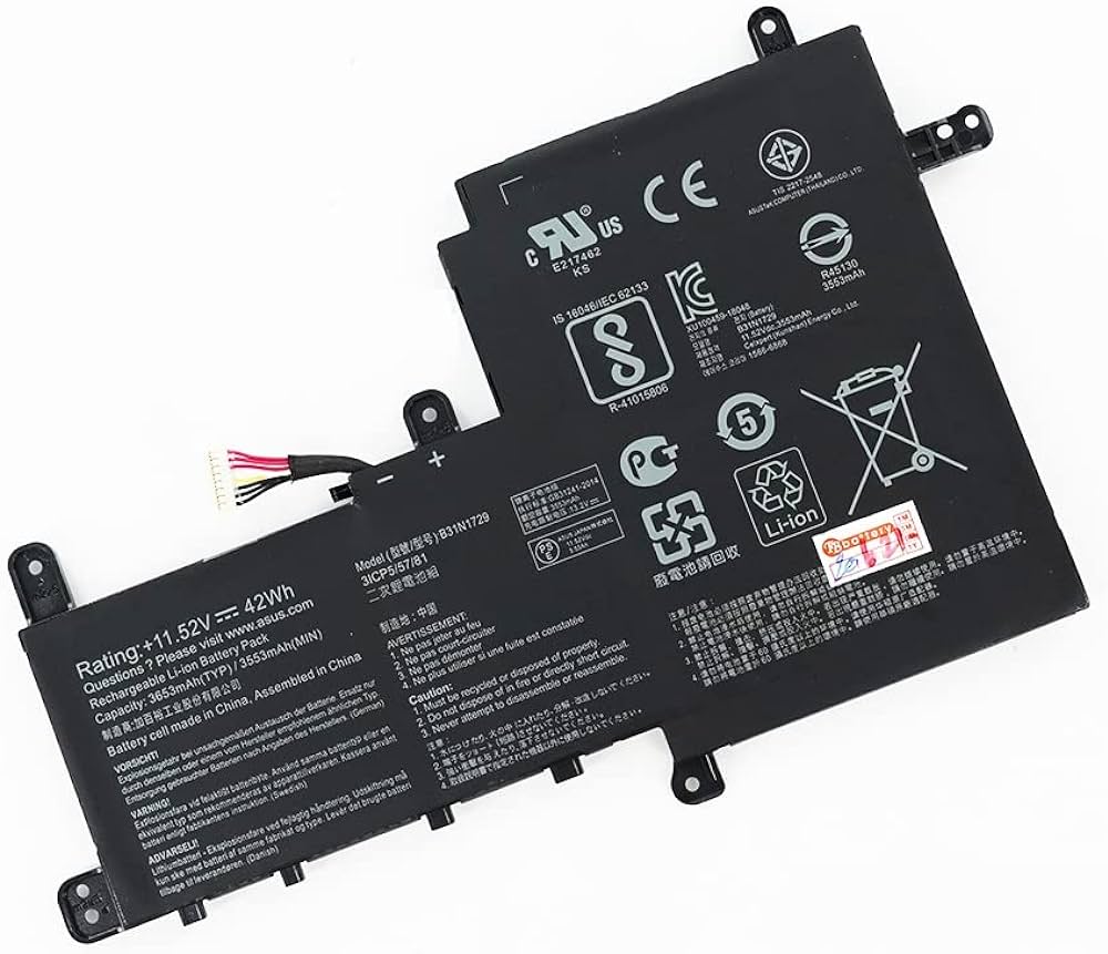 Asus VivoBook S15 / S530 / S530UA / S530UN Laptop Battery (B31N1729)