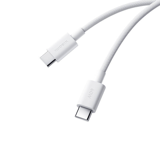Xiaomi 3A Braided USB Type-C to USB Type-C Cable 1M - White