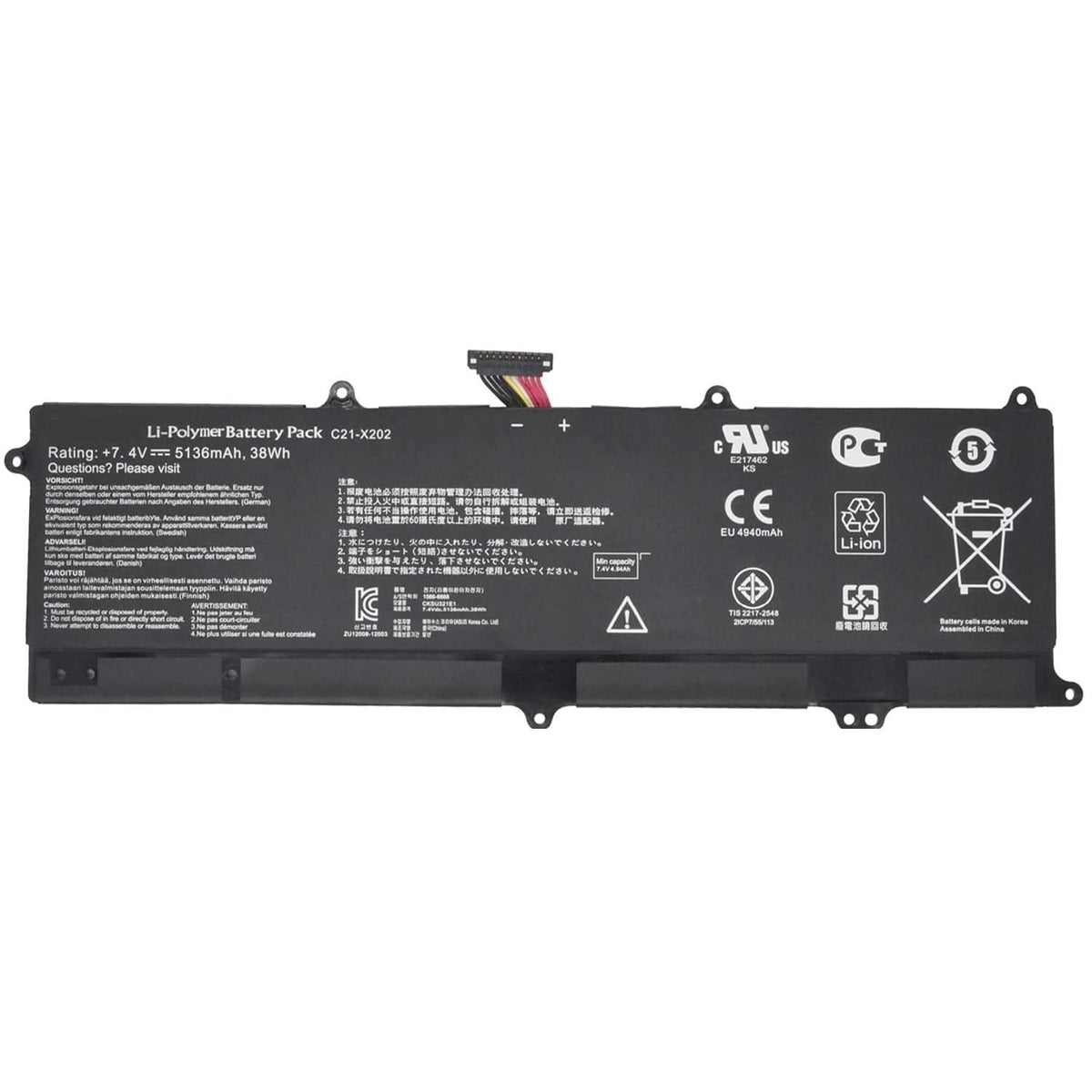 Asus VivoBook F202E / F201E / F201E-KX0520U / Q200E Laptop Battery (C21-X202)