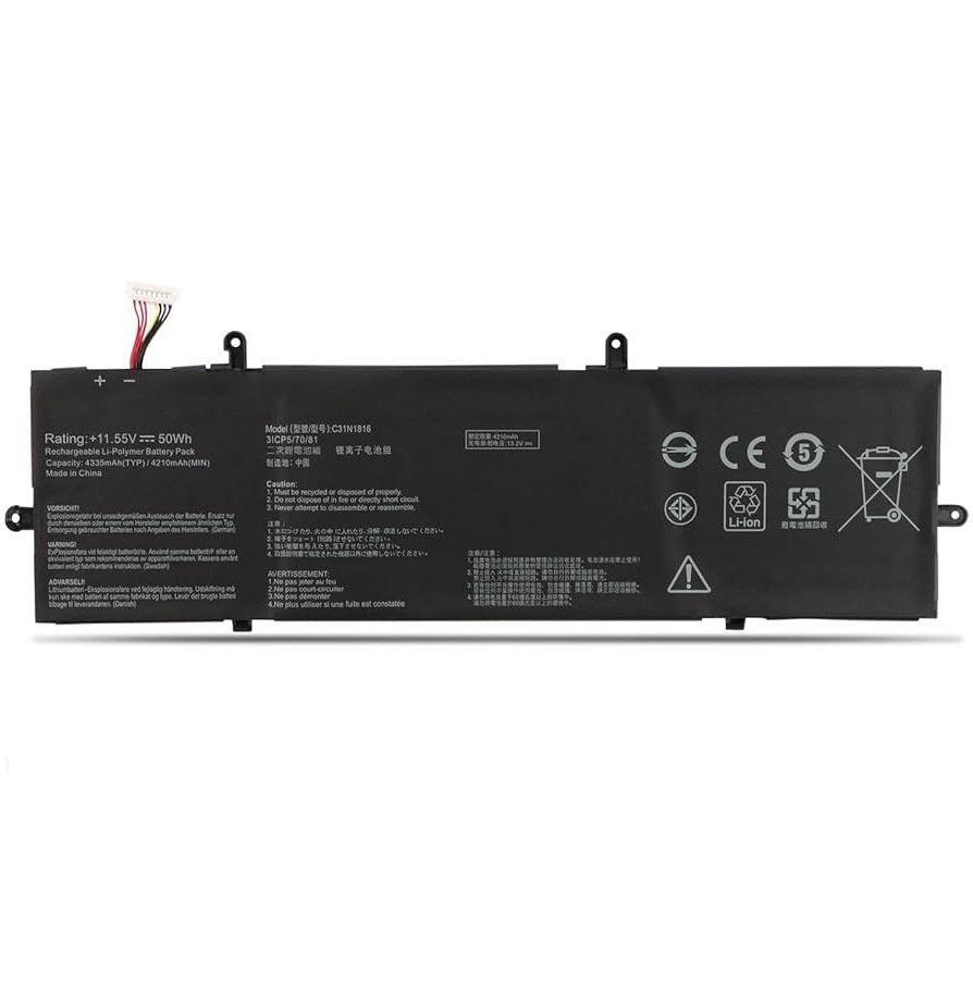 Asus Flip / UX362 / Q326FA-BI7T13 / UX362FA Laptop Battery (C31N1816)