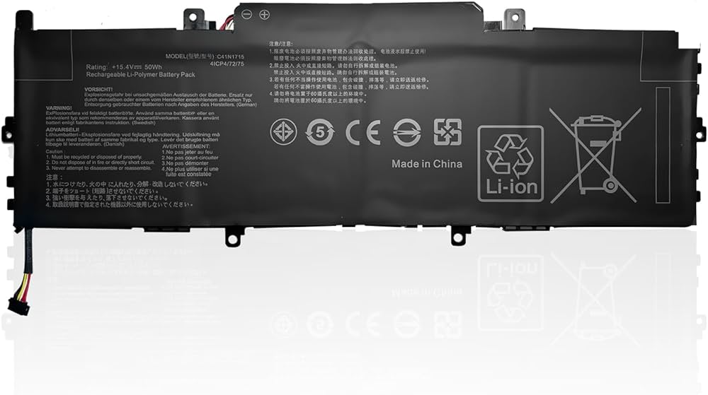 Asus U3100FN / U3100UN / UX331FN / UX331UA Laptop Battery (C41N1715)