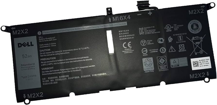 Dell XPS / 13 / 9370 / 9380 Laptop Battery (DXGH8)