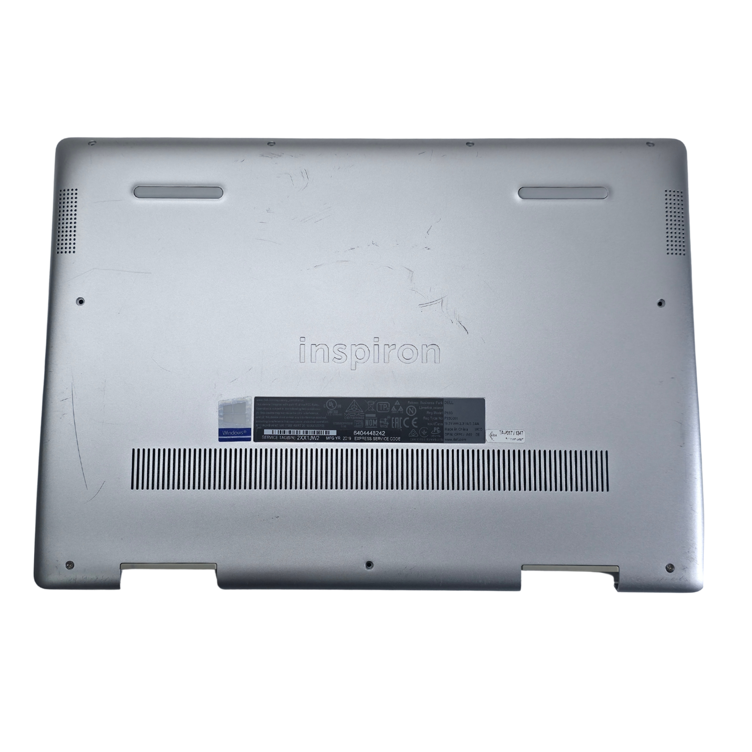 Dell Inspiron 5491 2-in-1 Base Bottom Cover (0637YH) Grade D