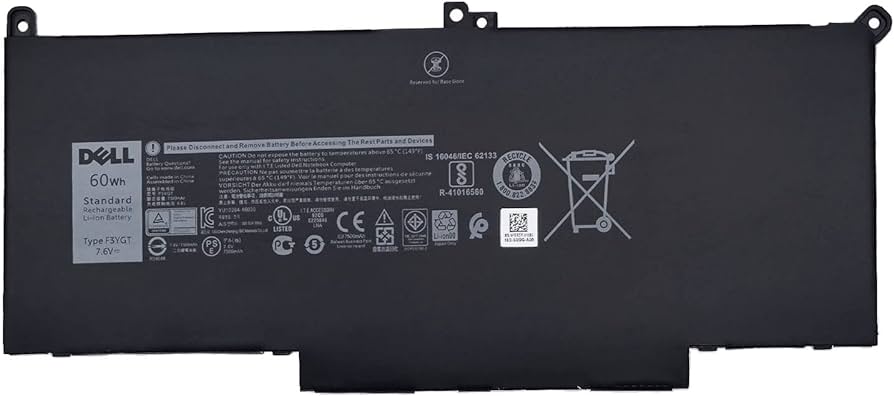 Dell Latitude 12 / 7000 / 7280 / 7290 Laptop Battery (F3YGT)