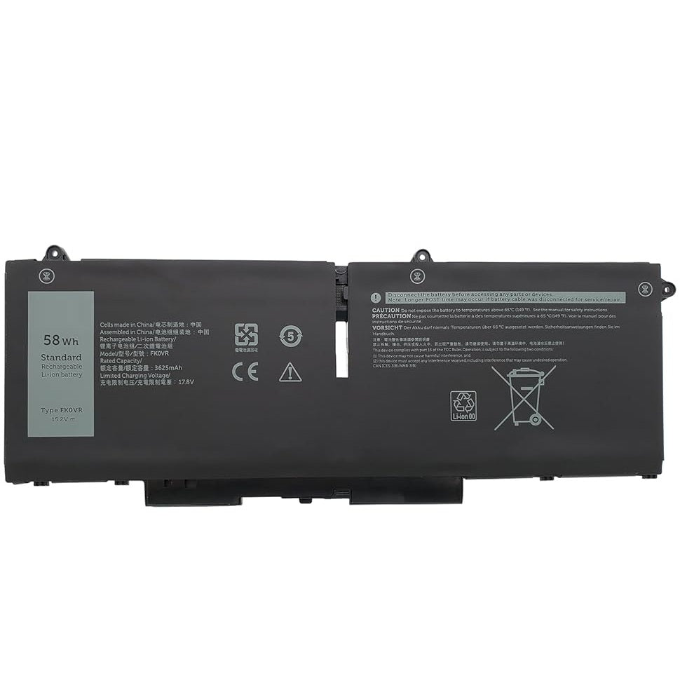Dell Latitude 5330 7330 7430 7530 Series Laptop Battery (FK0VR)