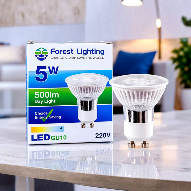 Forest Lighting GU10 LED Downlight 5W 500lm Daylight 6500K (Box of 200)