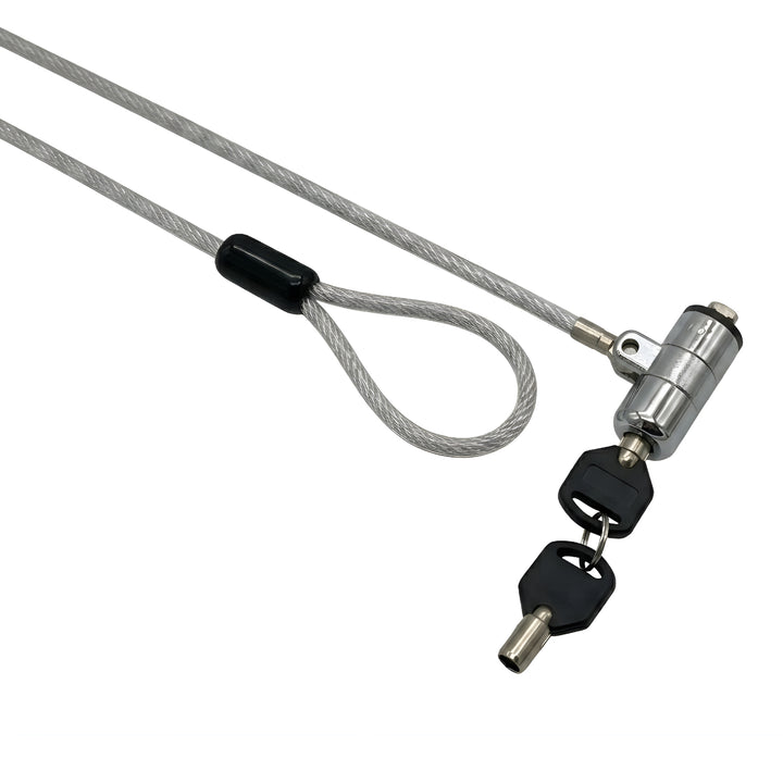 GIZZU 1.8m T-Bar Laptop Cable Lock Master Key Compatible