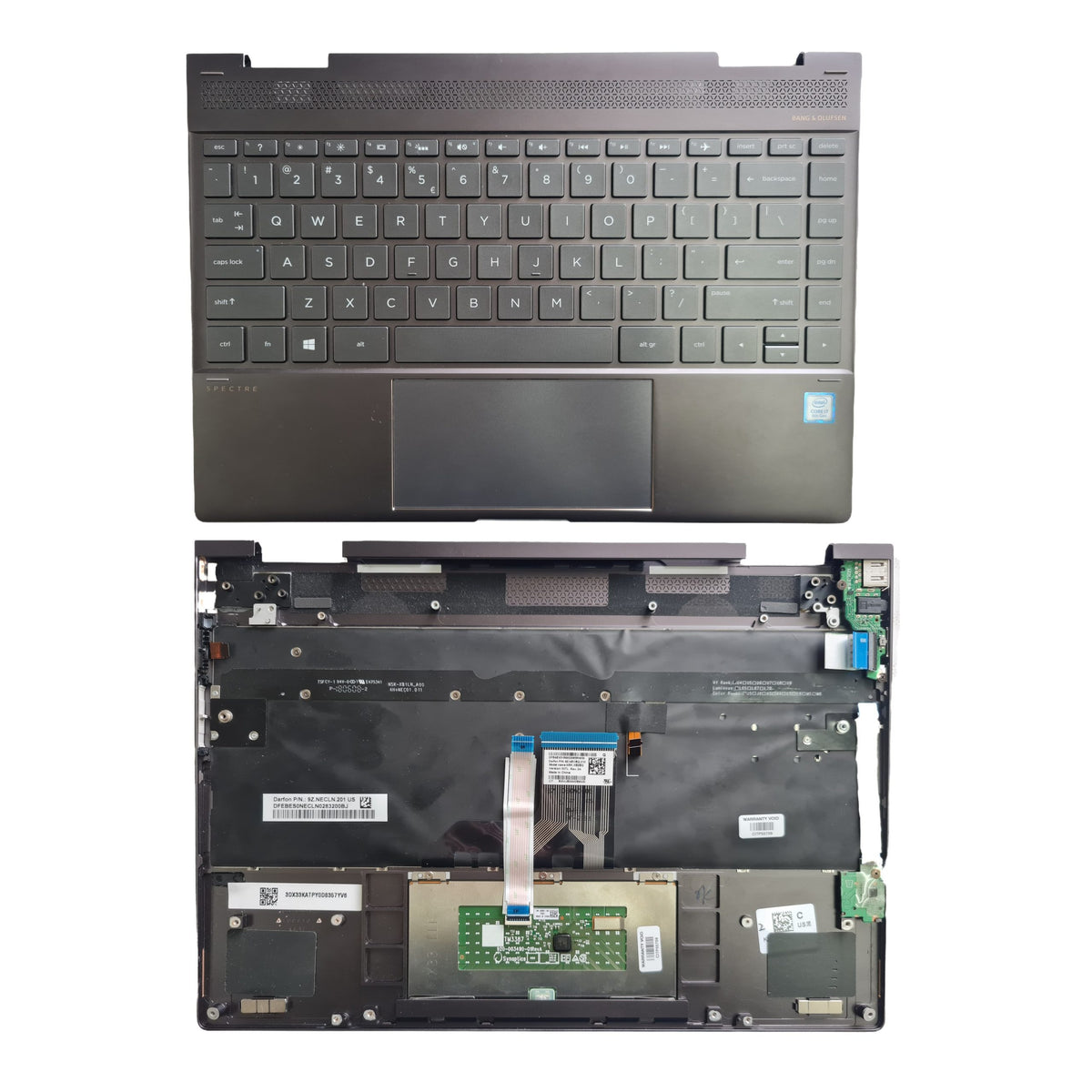 HP Spectra 13-AC Palmrest Assembly