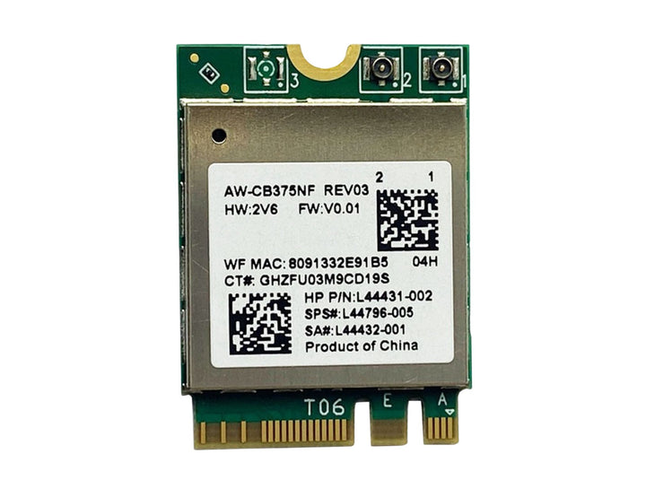 HP Realtek RTL8822CE Wifi + Bluetooth 4.2 M.2 Wireless Card (L44431-002)