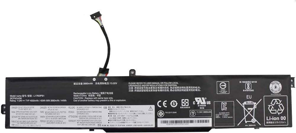 Lenovo IdeaPad 330-17ICH / 330-15ICH / 330-15ICH-81FK0041GE Laptop Battery (L17D3PB0)