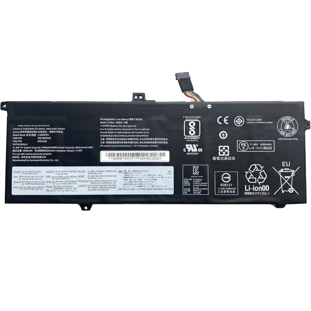 Thinkpad Lenovo / Thinkpad / X390 / X395 Laptop Battery (L18L6PD1)