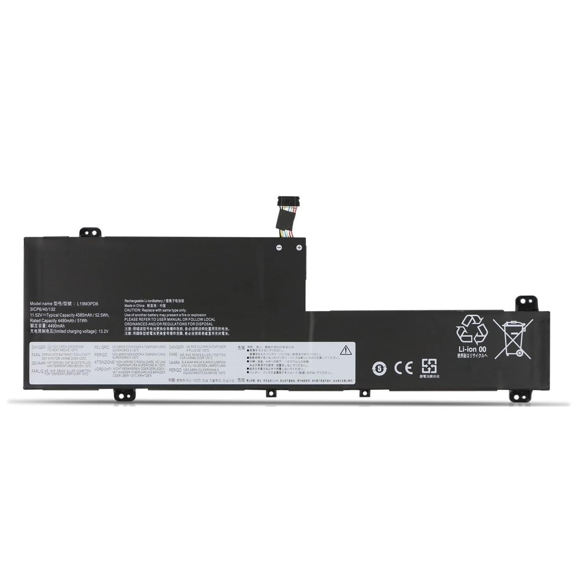 Lenovo IdeaPad Flex 5-14IIL05 / 81WS / 81X1 / 5-14ITL05 Laptop Battery (L19M3PD6)