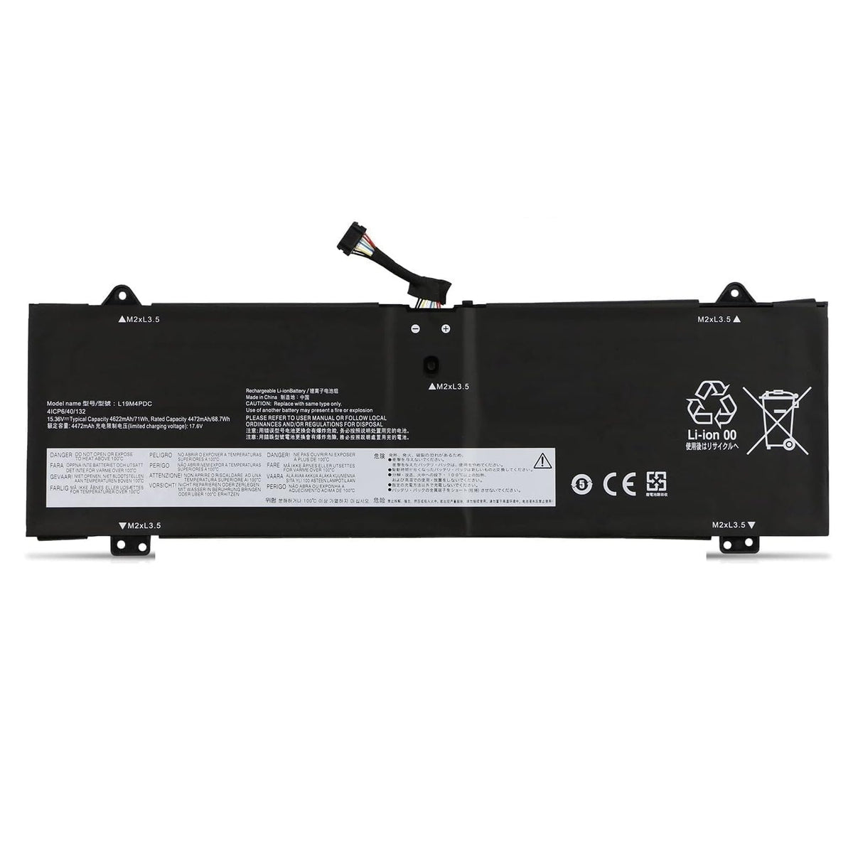 Lenovo IdeaPad Yoga 7-14ITL5 / 7-15ITL5 / 7-14ITL5-82BH Laptop Battery (L19C4PDC)