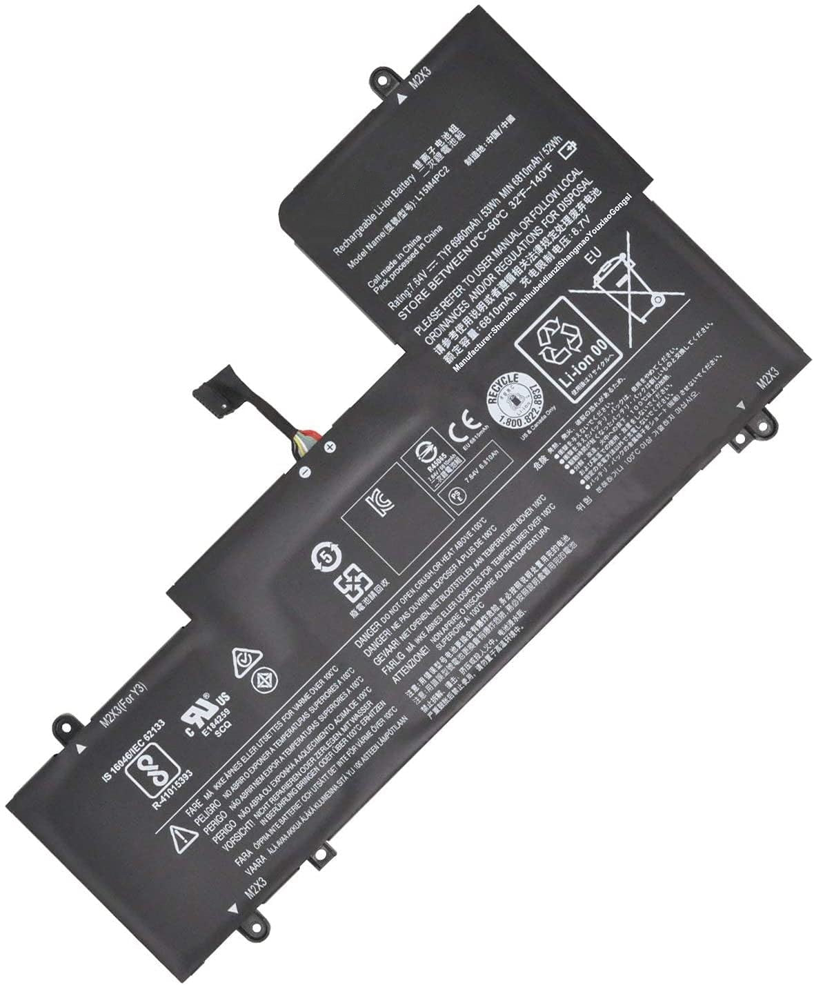 Lenovo IdeaPad Yoga 710-14IKB / 710-14ISK / 710-15IKB Laptop Battery (L15M4PC2)