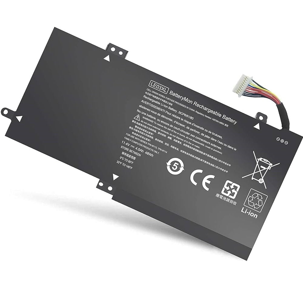 HP Pavilion X360 / 15-BK000: / 15-BK000NG / 15-BK000NO Laptop Battery (LE03XL)