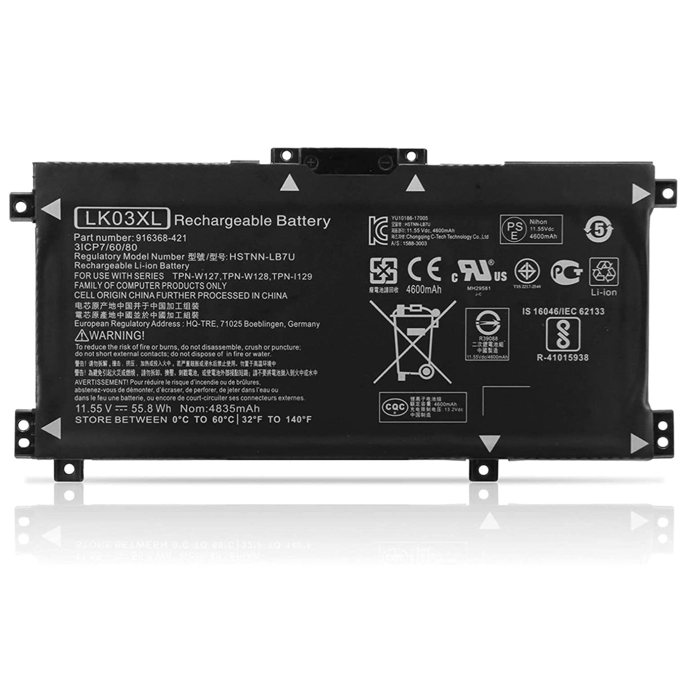 HP Envy X360 15-BP107TX(2SL69PA) Laptop Battery (LK03XL)