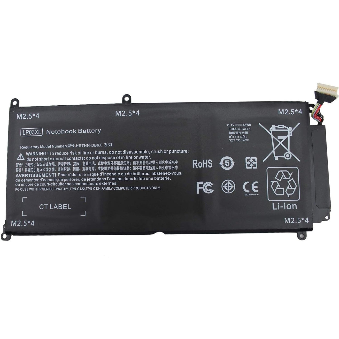 HP Envy 15-AE015TX(N1V47PA) / Envy 15-AE016TX(N1V48PA) Laptop Battery (LP03XL)
