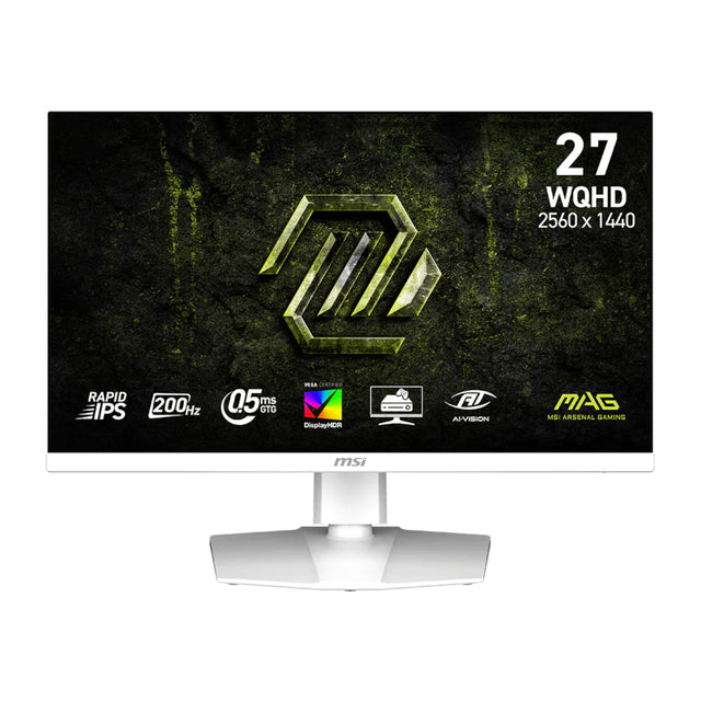 MSI MAG 274QRFW E20 27" WQHD 200Hz IPS Gaming Monitor - White