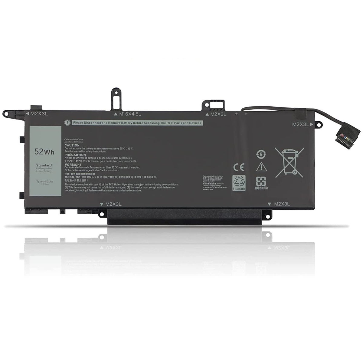 Dell Latitude 7400 2-IN-1 / Latitude 9410 Series Notebook. Laptop Battery (NF2MW)