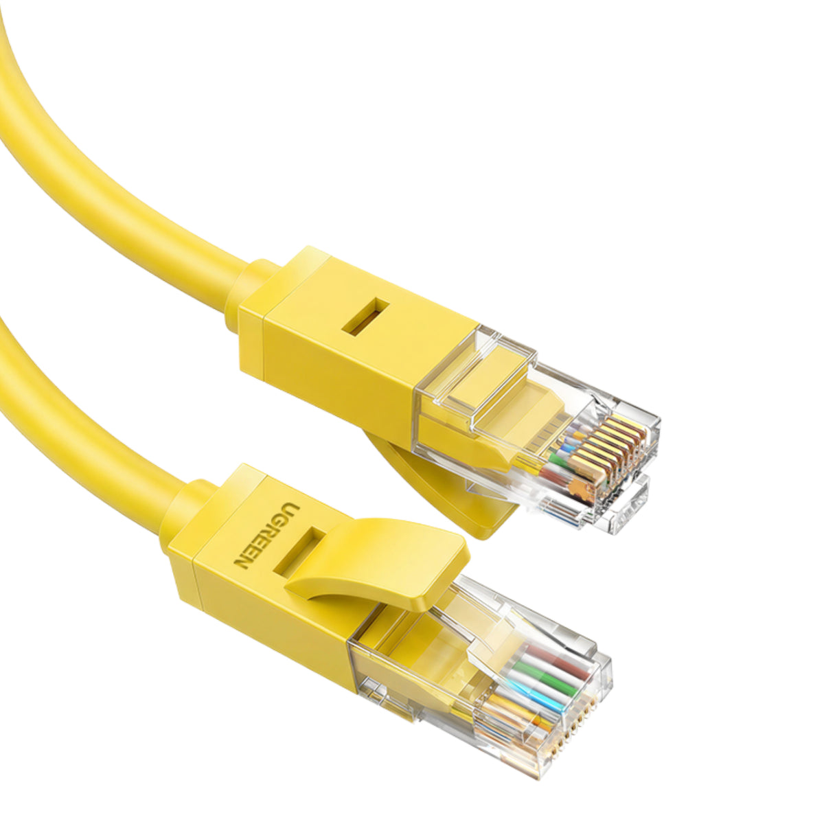 UGREEN RJ45 CAT6 0.5m LAN Network Cable - (1Gbps, 250MHz) - Yellow