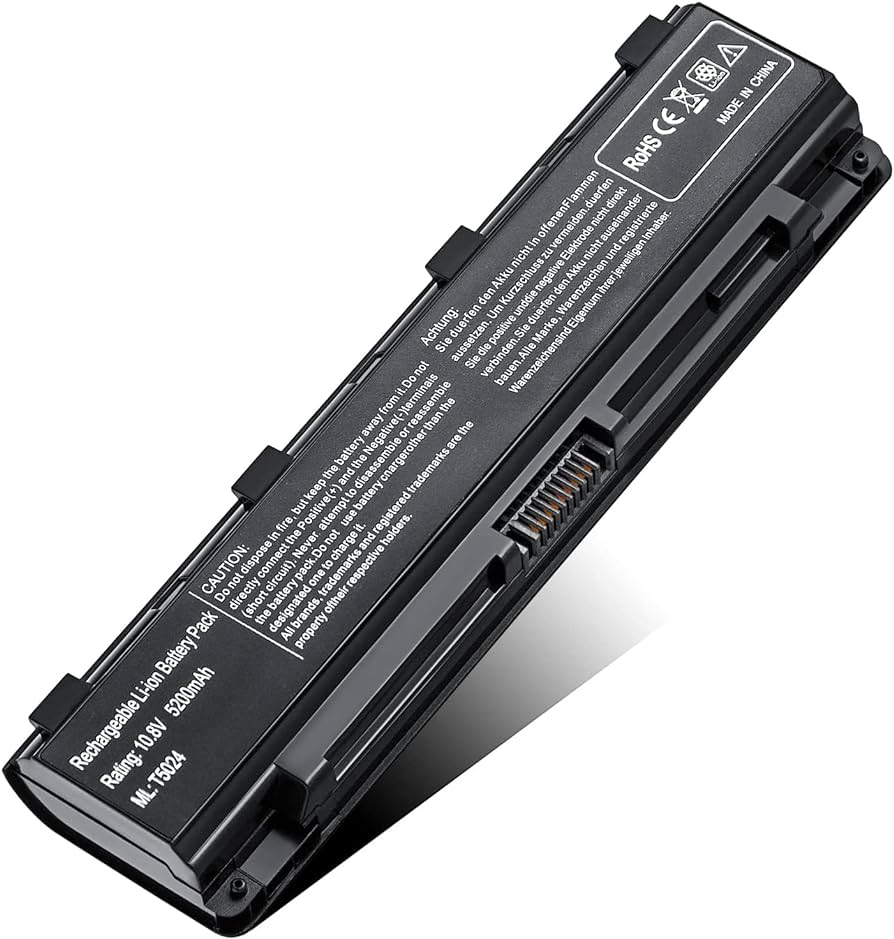 Toshiba Satellite Pro C800 / C805 / C840 / C845 Laptop Battery (PA5023U-1BRS)