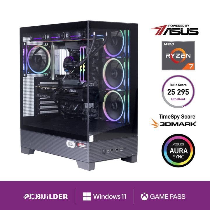 PCBuilder Ryzen 7 7800X3D MAXIMUS Windows 11 Gaming PC