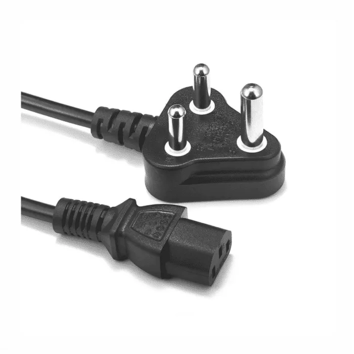 SA 3-Pin to IEC C13 Kettle Power Cord 1.8m (Black)