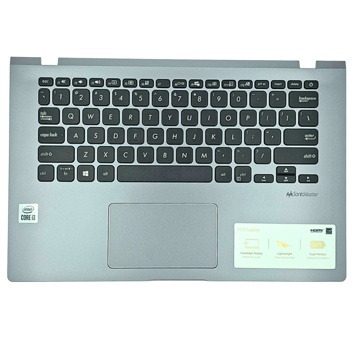 ASUS X409FA Palmrest Assembly with US Keyboard (90NB0MS1-R30US0) Grade A