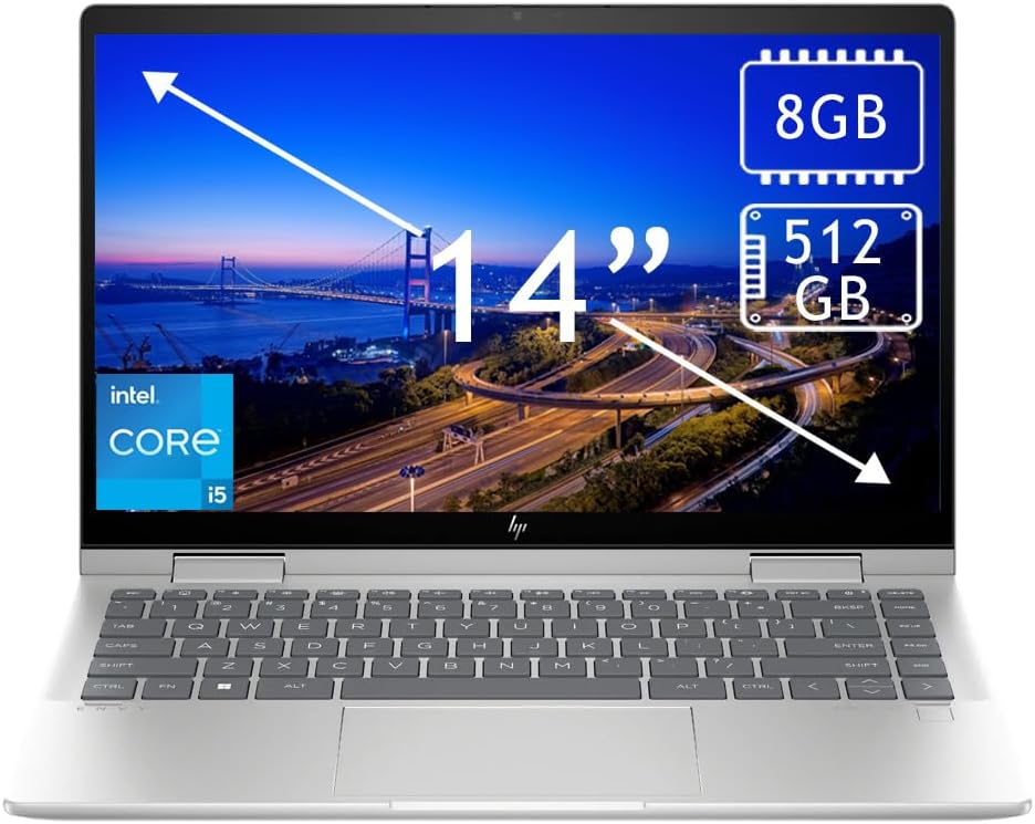 Used HP Envy X360 2-in-1 | Intel Core 5 120U | 8GB Ram | 512GB SSD | 14" 1920x1080 | Warranty 6 Months