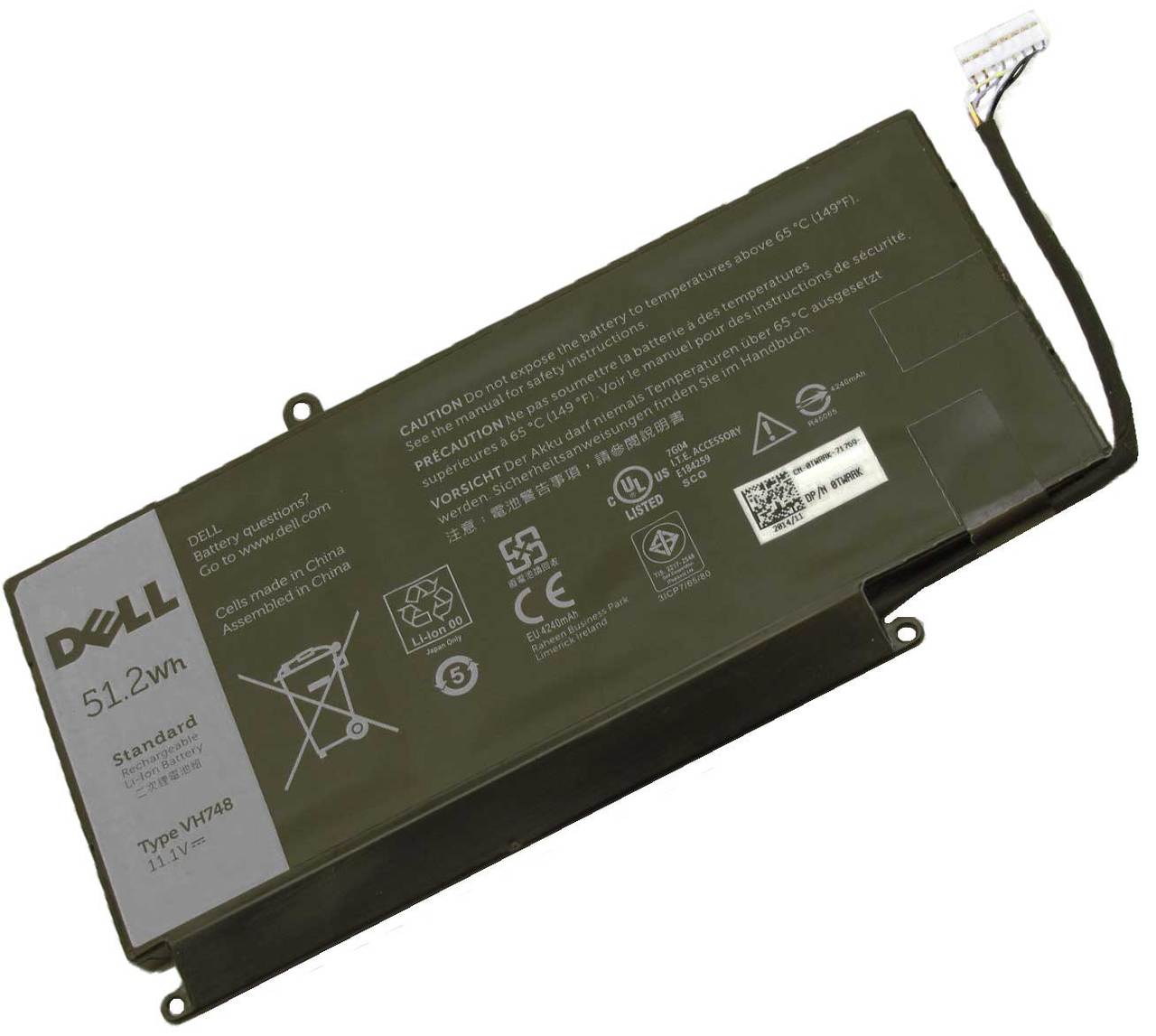 Dell Inspiron 14 / 5439 / Vostro / 5460 Laptop Battery (VH748)