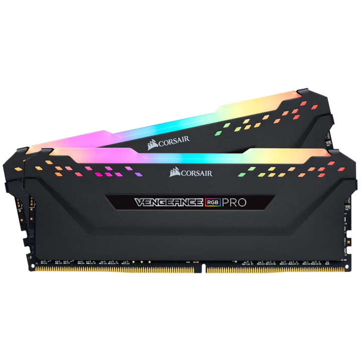 Corsair Vengeance RGB Pro 16GB (2x8GB) DDR4 2666MHz CL16 Desktop Memory CMW16GX4M2A2666C16