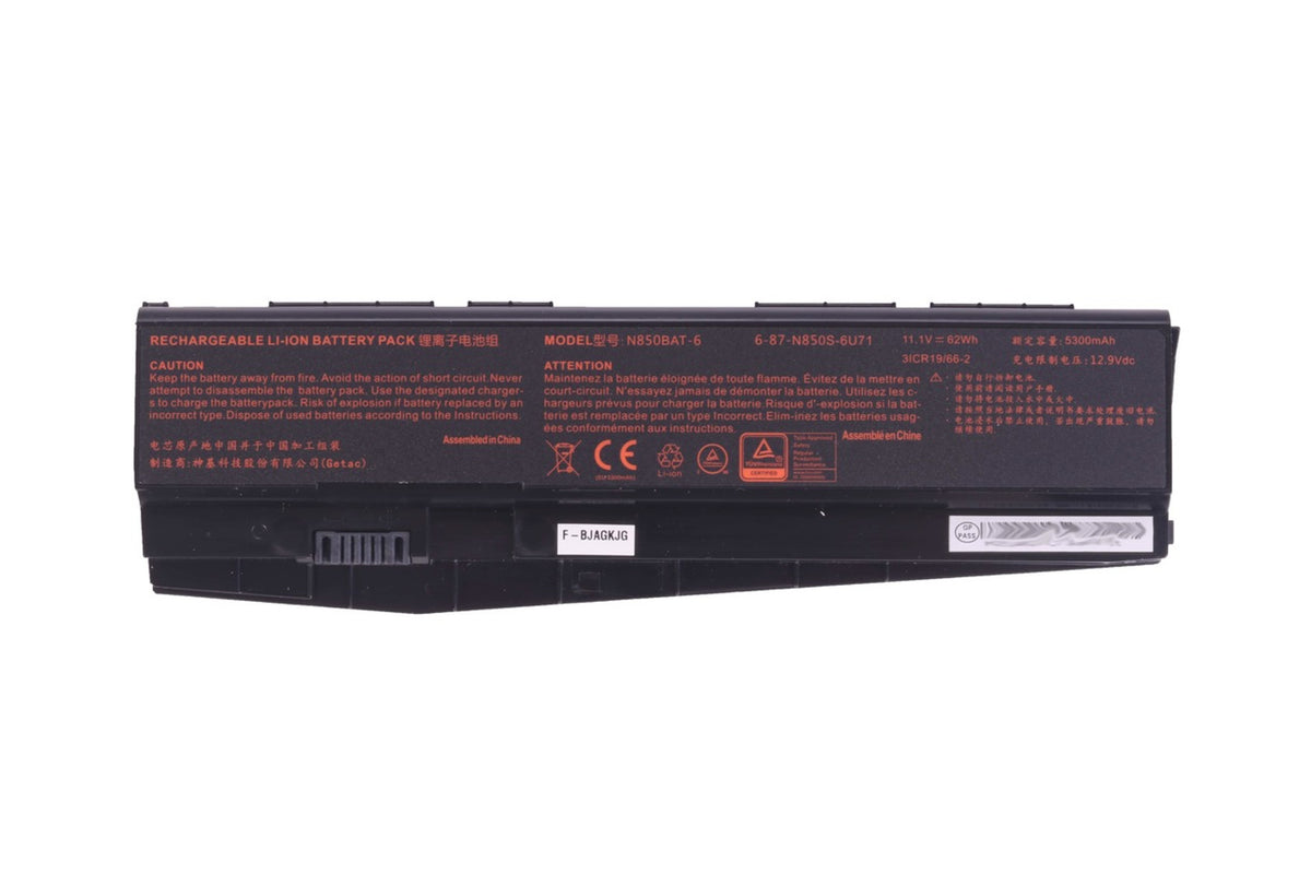 MSI Clevo / Z6-KP5GT / Z7M-KP7G1 / T58-T1 Laptop Battery (N850BAT-6)